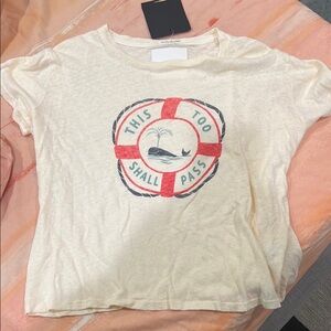 White Graphic Tee - This Too Shall Pass